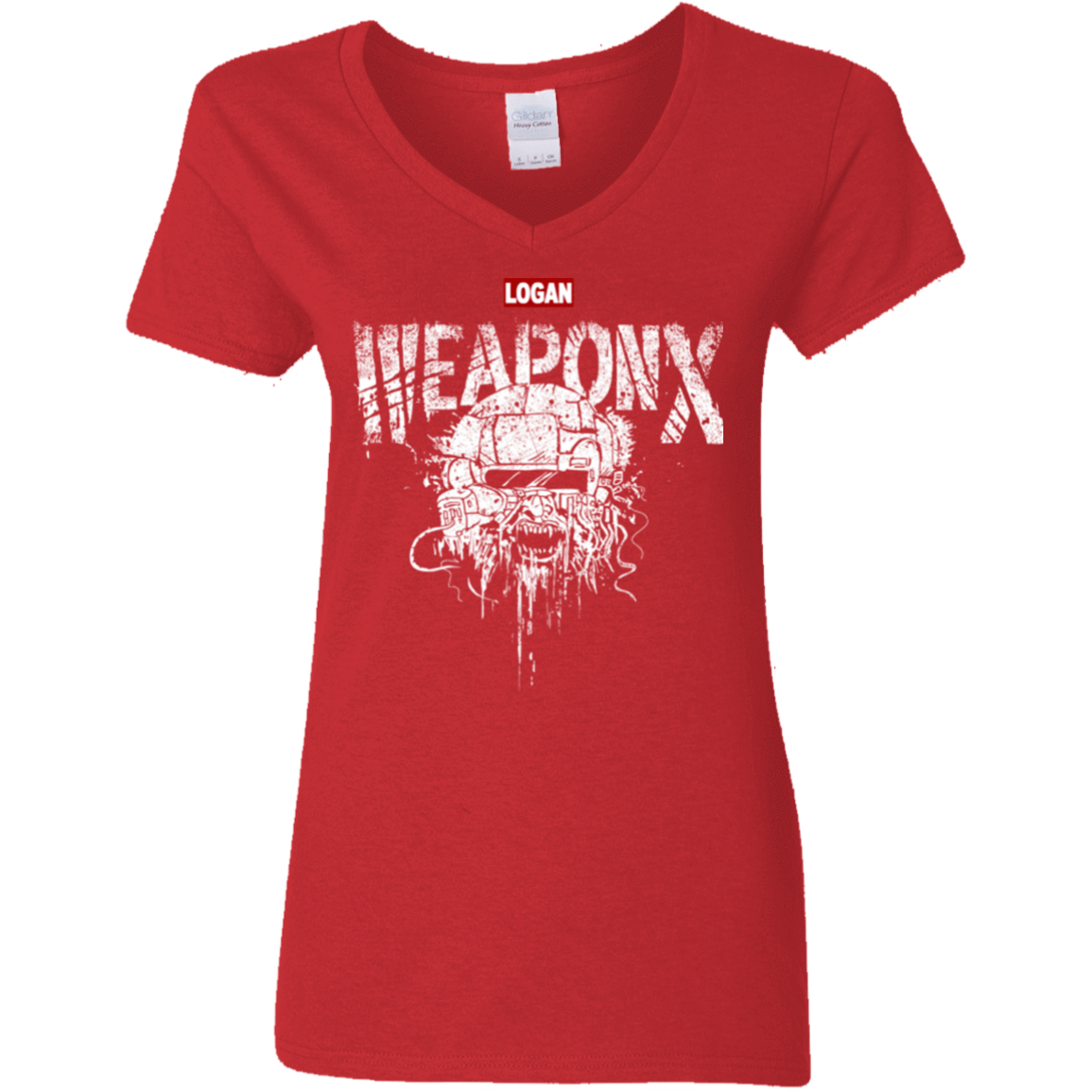 T-Shirts Red / S The Weapon Women's V-Neck T-Shirt