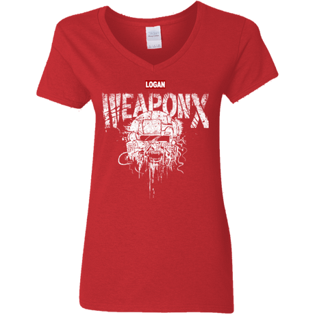 T-Shirts Red / S The Weapon Women's V-Neck T-Shirt