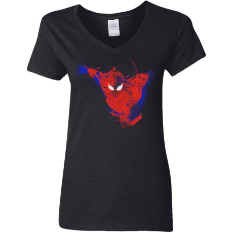 T-Shirts Black / S The Web Women's V-Neck T-Shirt