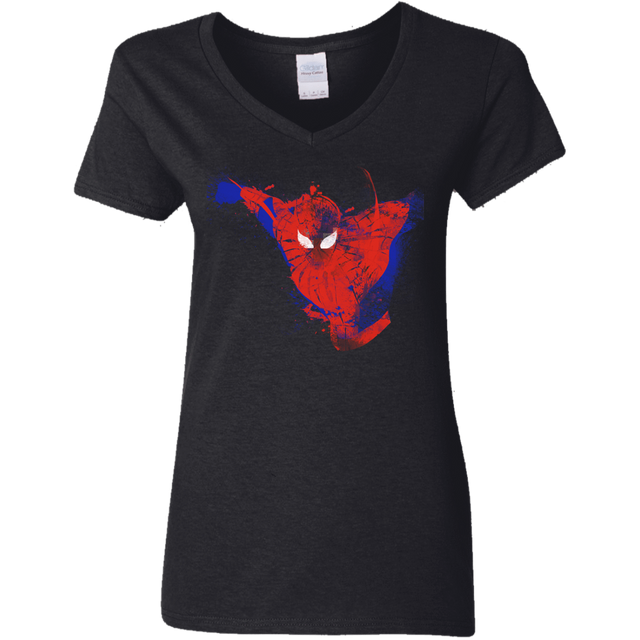 T-Shirts Black / S The Web Women's V-Neck T-Shirt