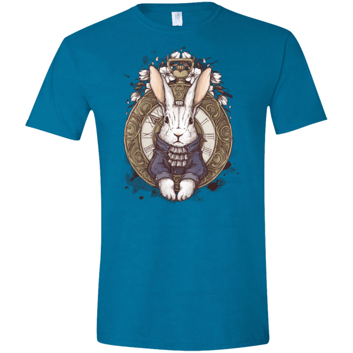T-Shirts Antique Sapphire / S The White Rabbit Men's Semi-Fitted Softstyle