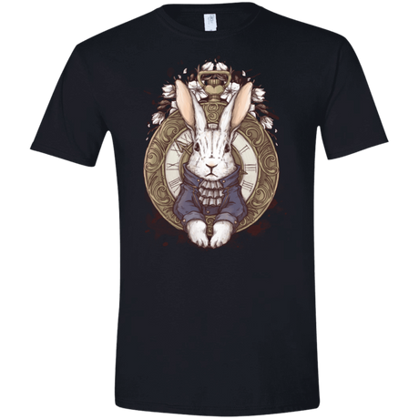 T-Shirts Black / X-Small The White Rabbit Men's Semi-Fitted Softstyle