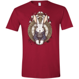 T-Shirts Cardinal Red / S The White Rabbit Men's Semi-Fitted Softstyle