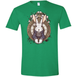 T-Shirts Heather Irish Green / S The White Rabbit Men's Semi-Fitted Softstyle
