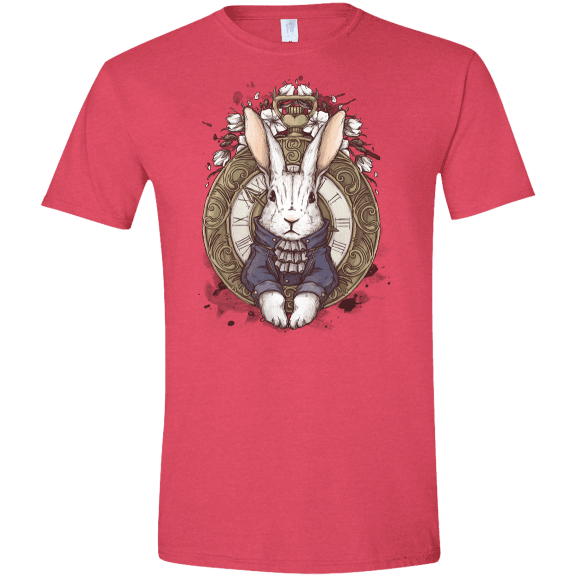 T-Shirts Heather Red / S The White Rabbit Men's Semi-Fitted Softstyle