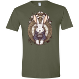 T-Shirts Military Green / S The White Rabbit Men's Semi-Fitted Softstyle