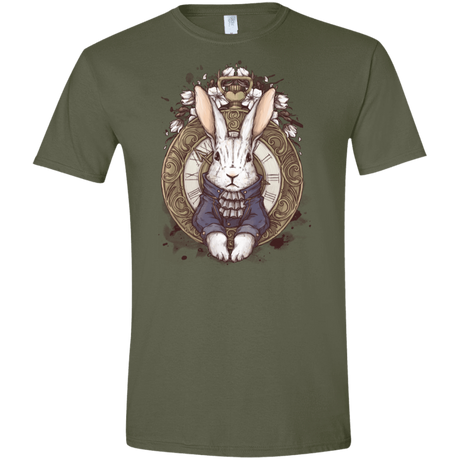 T-Shirts Military Green / S The White Rabbit Men's Semi-Fitted Softstyle