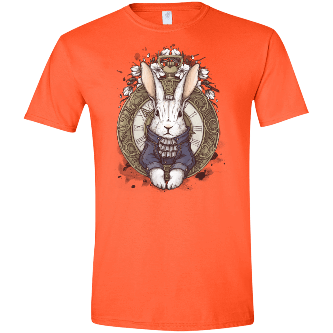 T-Shirts Orange / S The White Rabbit Men's Semi-Fitted Softstyle