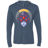 T-Shirts Indigo / X-Small The Widow Assassin Triblend Long Sleeve Hoodie Tee