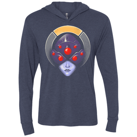 T-Shirts Vintage Navy / X-Small The Widow Assassin Triblend Long Sleeve Hoodie Tee