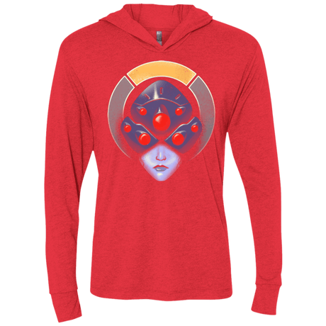 T-Shirts Vintage Red / X-Small The Widow Assassin Triblend Long Sleeve Hoodie Tee