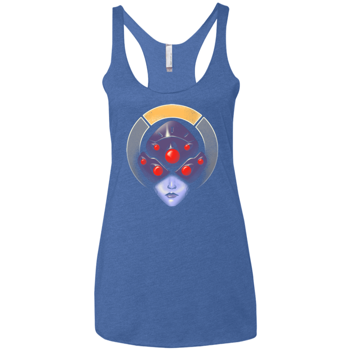 T-Shirts Vintage Royal / X-Small The Widow Assassin Women's Triblend Racerback Tank