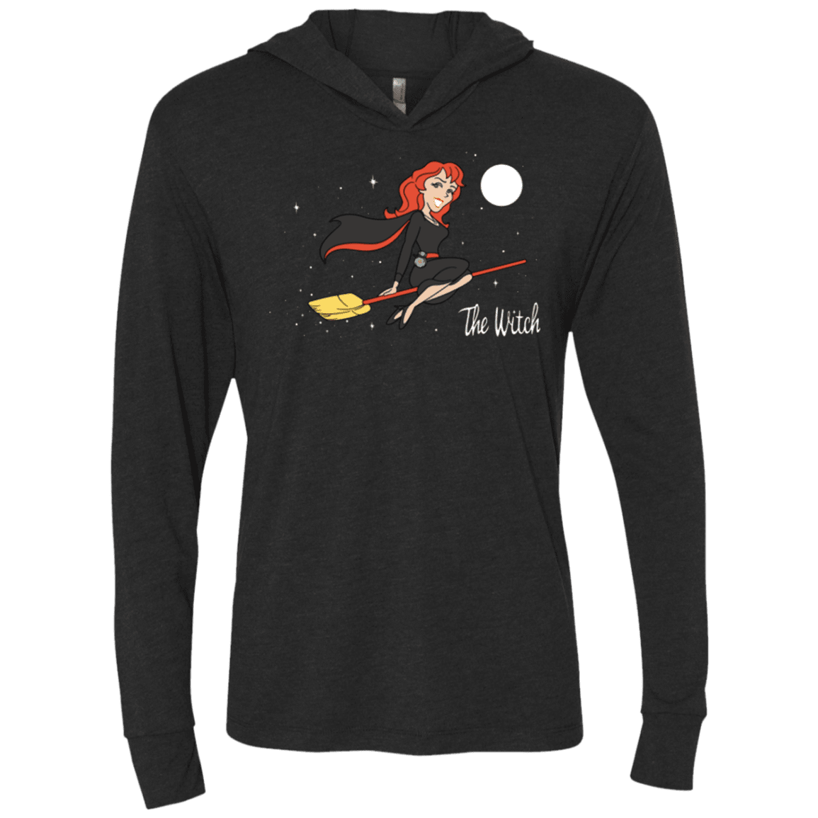 T-Shirts Vintage Black / X-Small The Witch Triblend Long Sleeve Hoodie Tee