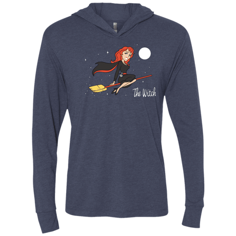 T-Shirts Vintage Navy / X-Small The Witch Triblend Long Sleeve Hoodie Tee