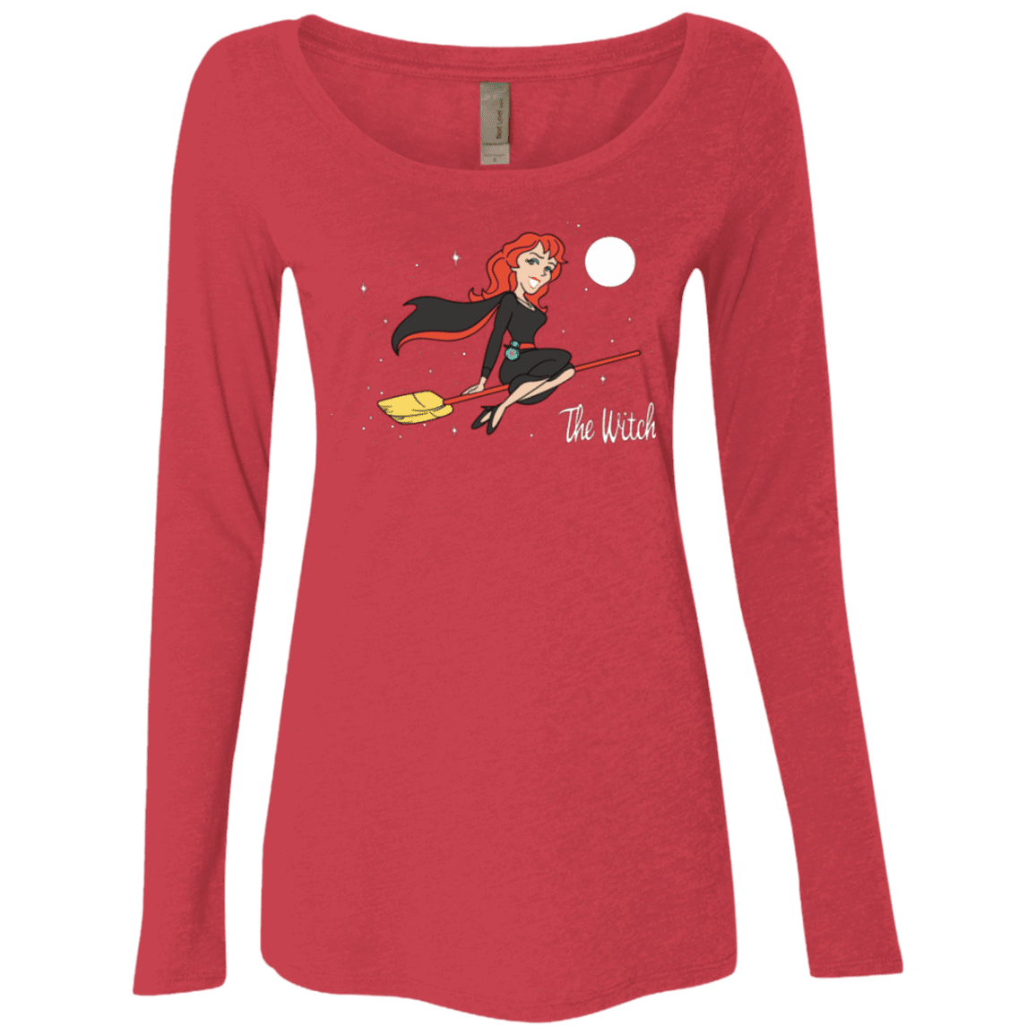 T-Shirts Vintage Red / Small The Witch Women's Triblend Long Sleeve Shirt