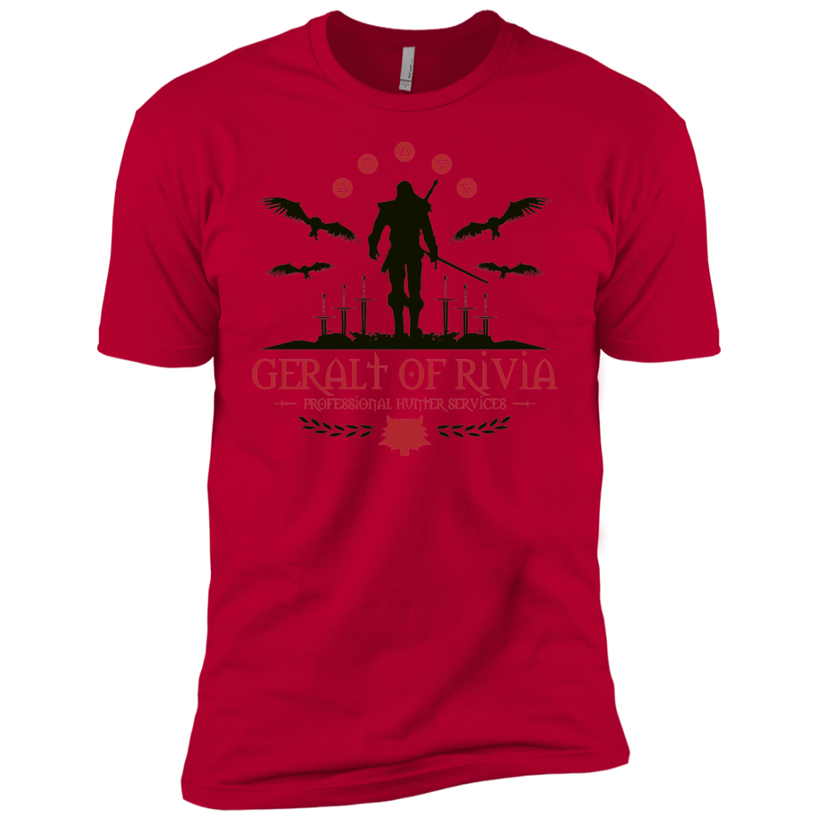 T-Shirts Red / YXS The Witcher 3 Wild Hunt Boys Premium T-Shirt