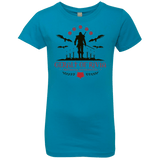 T-Shirts Turquoise / YXS The Witcher 3 Wild Hunt Girls Premium T-Shirt