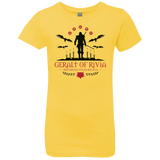 T-Shirts Vibrant Yellow / YXS The Witcher 3 Wild Hunt Girls Premium T-Shirt