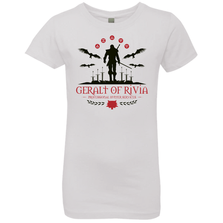 T-Shirts White / YXS The Witcher 3 Wild Hunt Girls Premium T-Shirt