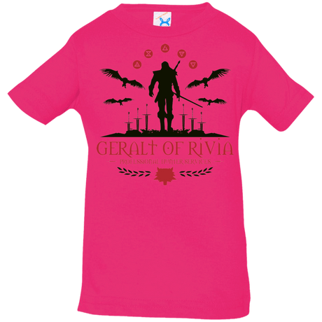 T-Shirts Hot Pink / 6 Months The Witcher 3 Wild Hunt Infant Premium T-Shirt