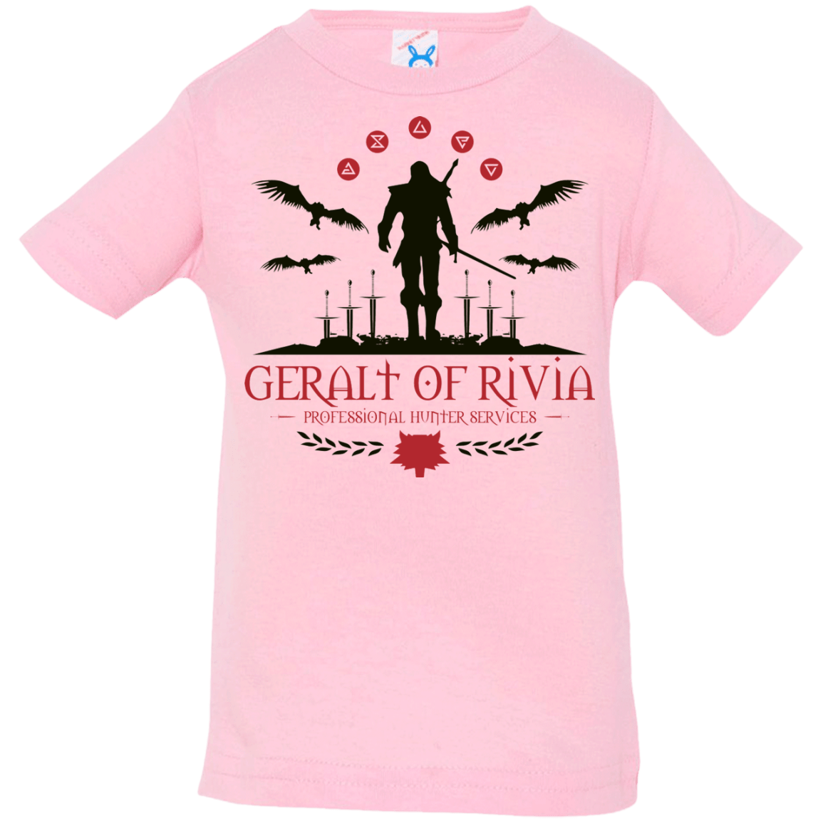 T-Shirts Pink / 6 Months The Witcher 3 Wild Hunt Infant Premium T-Shirt