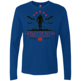 T-Shirts Royal / Small The Witcher 3 Wild Hunt Men's Premium Long Sleeve