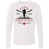 T-Shirts White / Small The Witcher 3 Wild Hunt Men's Premium Long Sleeve