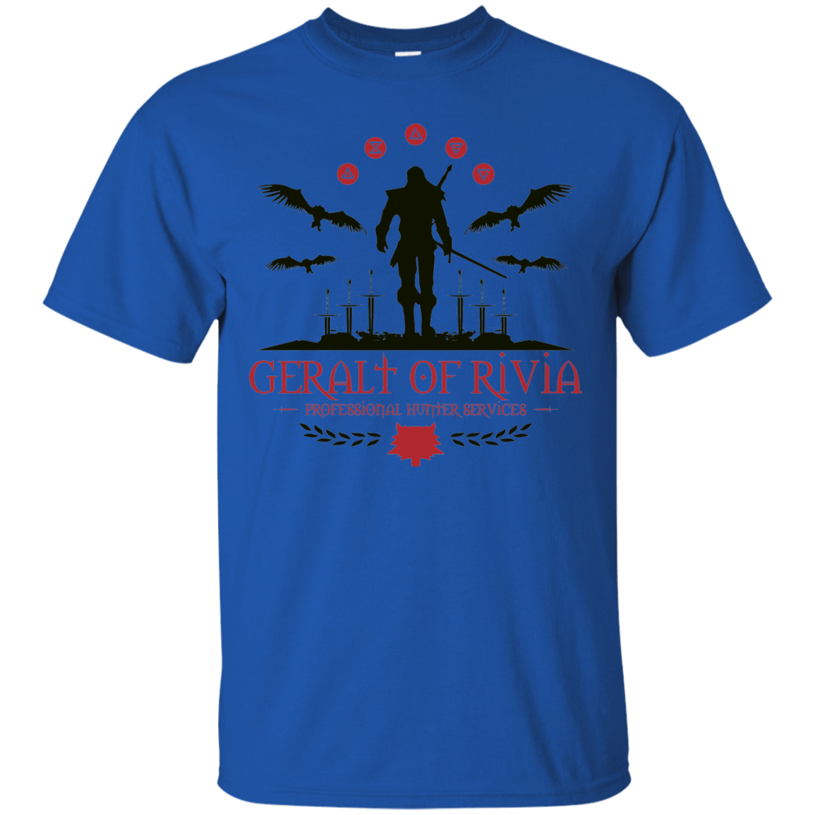 T-Shirts Royal / Small The Witcher 3 Wild Hunt T-Shirt