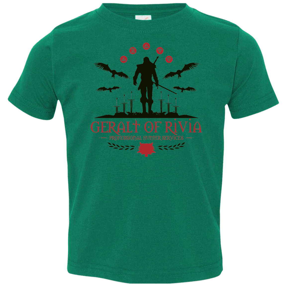 T-Shirts Kelly / 2T The Witcher 3 Wild Hunt Toddler Premium T-Shirt