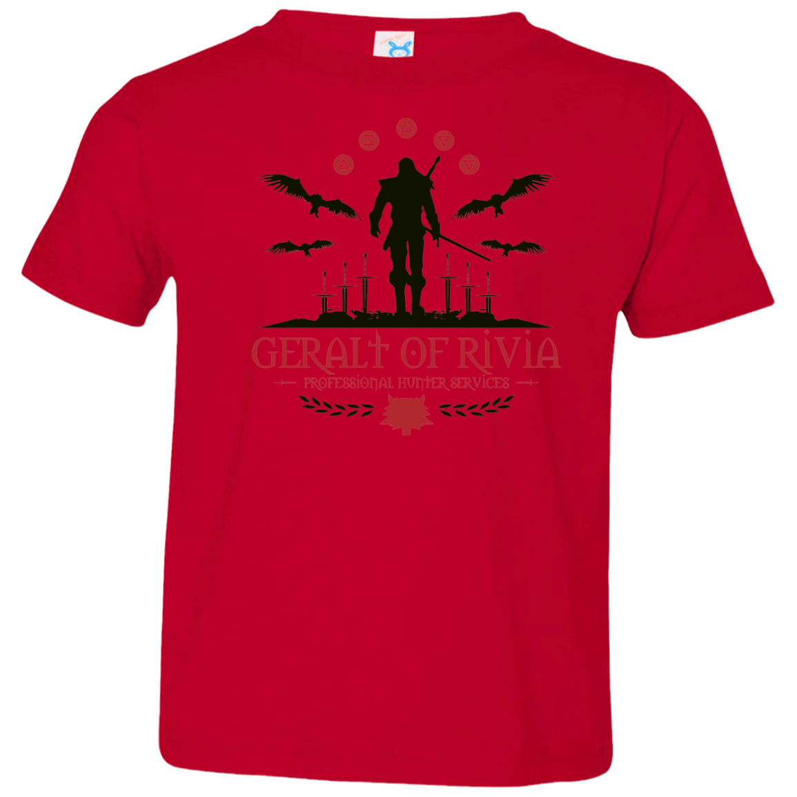 T-Shirts Red / 2T The Witcher 3 Wild Hunt Toddler Premium T-Shirt