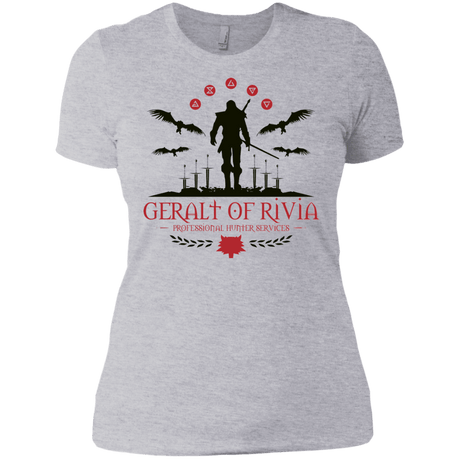 T-Shirts Heather Grey / X-Small The Witcher 3 Wild Hunt Women's Premium T-Shirt