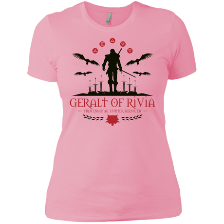 T-Shirts Light Pink / X-Small The Witcher 3 Wild Hunt Women's Premium T-Shirt