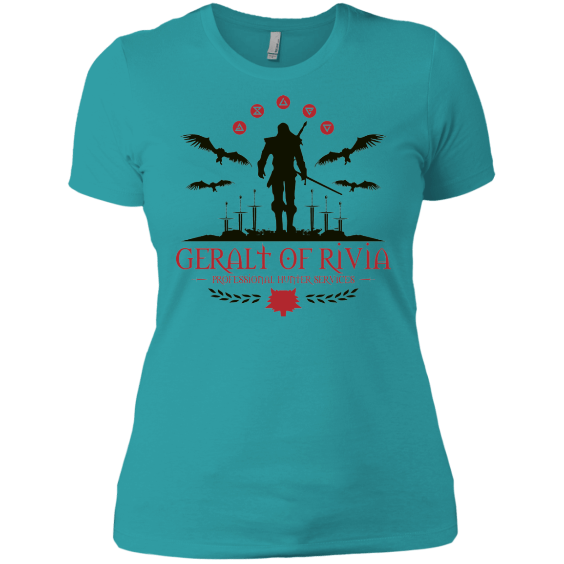 T-Shirts Tahiti Blue / X-Small The Witcher 3 Wild Hunt Women's Premium T-Shirt