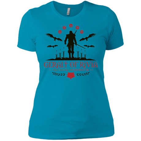 T-Shirts Turquoise / X-Small The Witcher 3 Wild Hunt Women's Premium T-Shirt