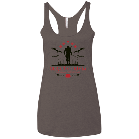 T-Shirts Macchiato / X-Small The Witcher 3 Wild Hunt Women's Triblend Racerback Tank