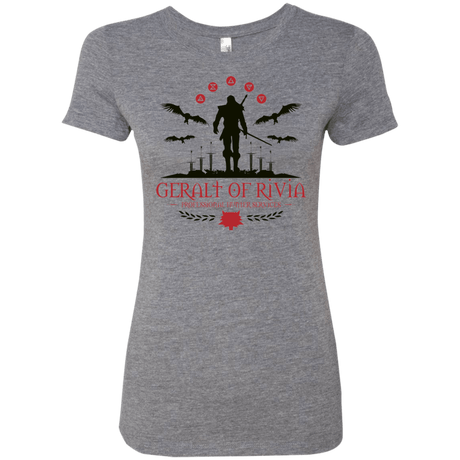 T-Shirts Premium Heather / Small The Witcher 3 Wild Hunt Women's Triblend T-Shirt