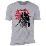 T-Shirts Heather Grey / YXS The witcher sumi-e Boys Premium T-Shirt