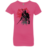 T-Shirts Hot Pink / YXS The witcher sumi-e Girls Premium T-Shirt