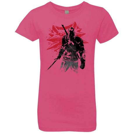 T-Shirts Hot Pink / YXS The witcher sumi-e Girls Premium T-Shirt