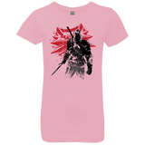 T-Shirts Light Pink / YXS The witcher sumi-e Girls Premium T-Shirt