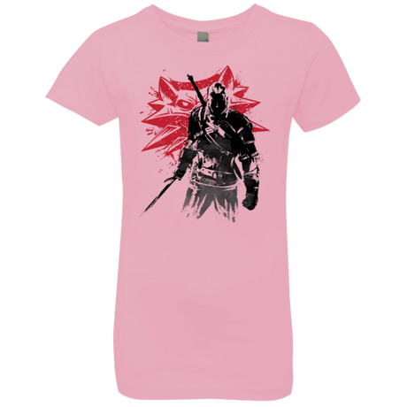 T-Shirts Light Pink / YXS The witcher sumi-e Girls Premium T-Shirt