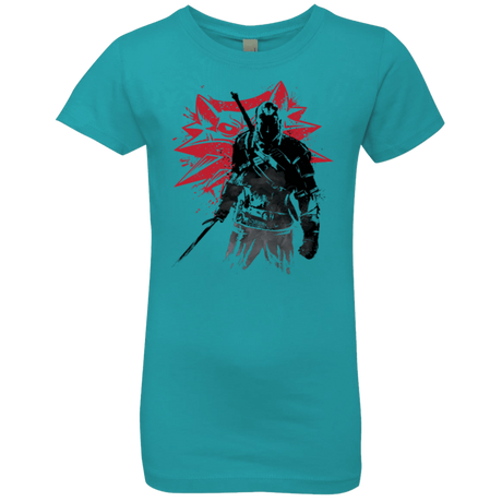 T-Shirts Tahiti Blue / YXS The witcher sumi-e Girls Premium T-Shirt