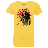T-Shirts Vibrant Yellow / YXS The witcher sumi-e Girls Premium T-Shirt