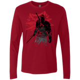 T-Shirts Cardinal / Small The witcher sumi-e Men's Premium Long Sleeve