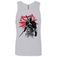 T-Shirts Heather Grey / Small The witcher sumi-e Men's Premium Tank Top