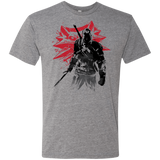 T-Shirts Premium Heather / Small The witcher sumi-e Men's Triblend T-Shirt
