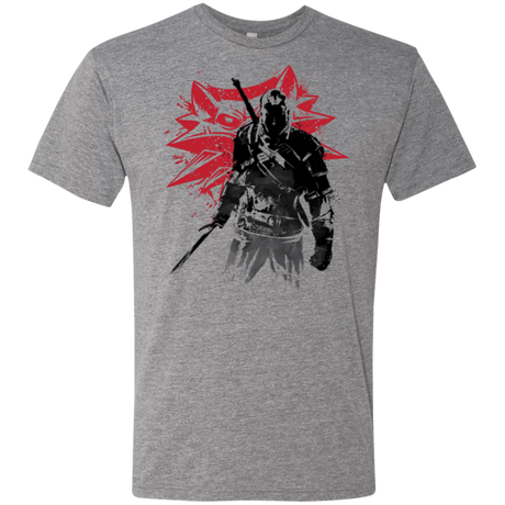 T-Shirts Premium Heather / Small The witcher sumi-e Men's Triblend T-Shirt