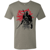 T-Shirts Venetian Grey / Small The witcher sumi-e Men's Triblend T-Shirt