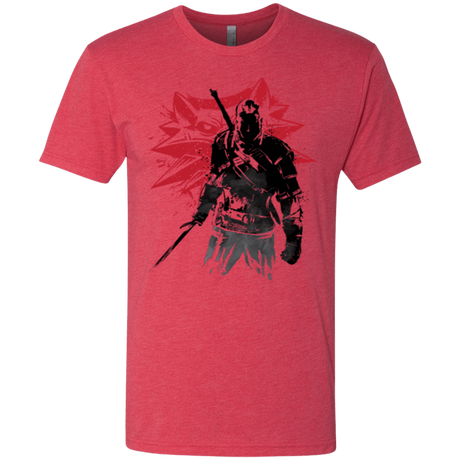 T-Shirts Vintage Red / Small The witcher sumi-e Men's Triblend T-Shirt