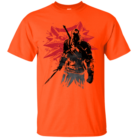 T-Shirts Orange / Small The witcher sumi-e T-Shirt